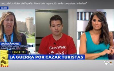 Lucía Sánchez, portavoz de los Guías de España: «Hace falta regulación en la competencia desleal»
