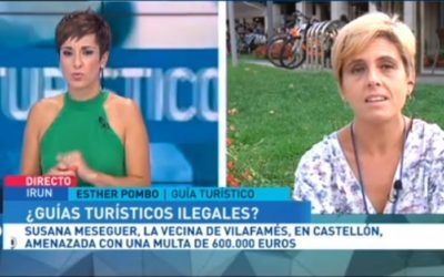 Esther Pombo explica en esta entrevista la situación de los Guías Oficiales en Euskadi y su postura frente a los Free Tours y las plataformas que los engloban.