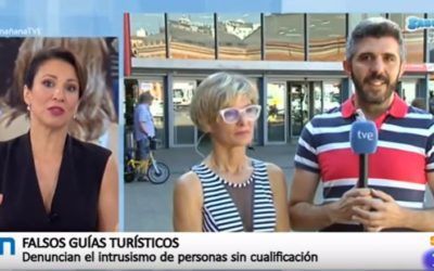 Ángela Ballesteros perteneciente a APIT Madrid fue entrevistada en el Programa «La Mañana» de TVE donde el tema central fue la proliferación de Free Tours