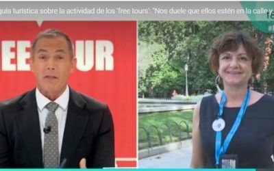 Habla una guía turística sobre la actividad de los ‘free tours’: «Nos duele que ellos estén en la calle y nosotros, que estamos habilitados, en casa»