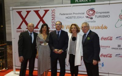 La Federación de Hostelería y Turismo de Granada entregó anoche sus premios anuales Duque San Pedro de Galatino.