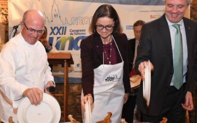 La ministra Maroto tranquiliza al sector ante el reto del Brexit en el XXII Congreso de Turismo UNAV 2019, Segovia.